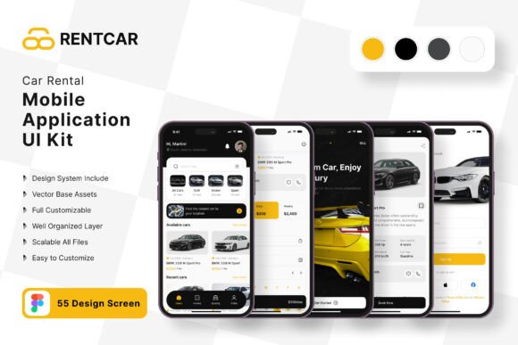 Build a Stunning Car Rental App with This UI Kit