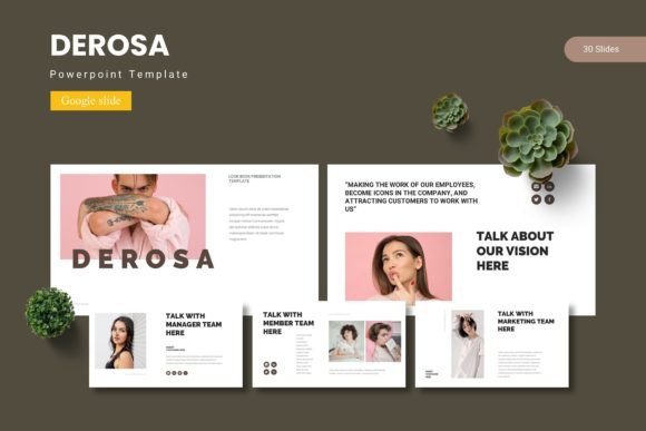 Derosa - Google Slide Template: Craft Presentations That Captivate