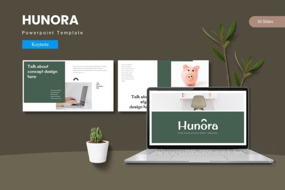 Hunora Keynote Template: Modern Slides for Creative Professionals