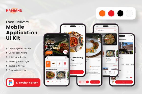 Launch Your Food Delivery App Faster with a Premium UI Kit