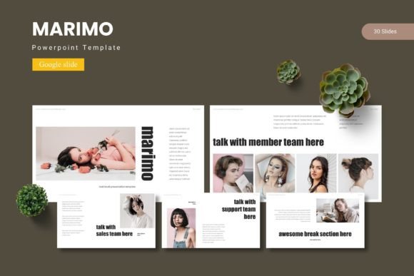 Marimo - Google Slide Template: A Visual Toolkit for Your Next Presentation