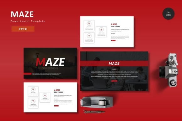 Maze: A Dynamic PowerPoint Template for Visual Storytelling