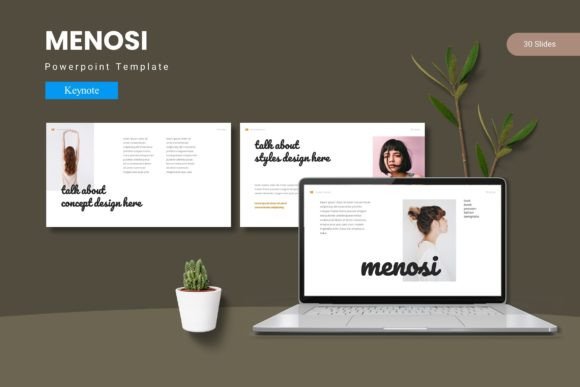 Menosi: A Keynote Template for Modern Presentations