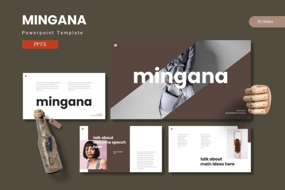 Mingana: Crafting Visual Narratives with a Cohesive Template