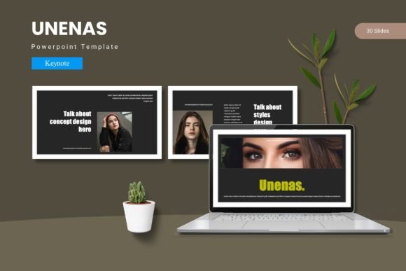 Unenas - Keynote Template: Crafting Visual Harmony